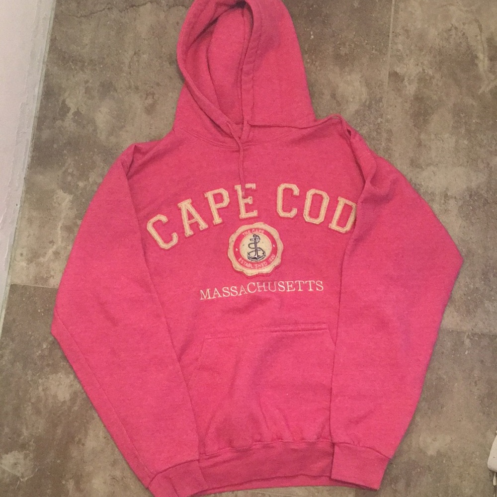 pink cape cod hoodie